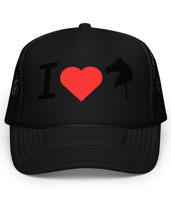 I love Hobby Horses Trucker Hat - Hobby Horse Gifts & Gear