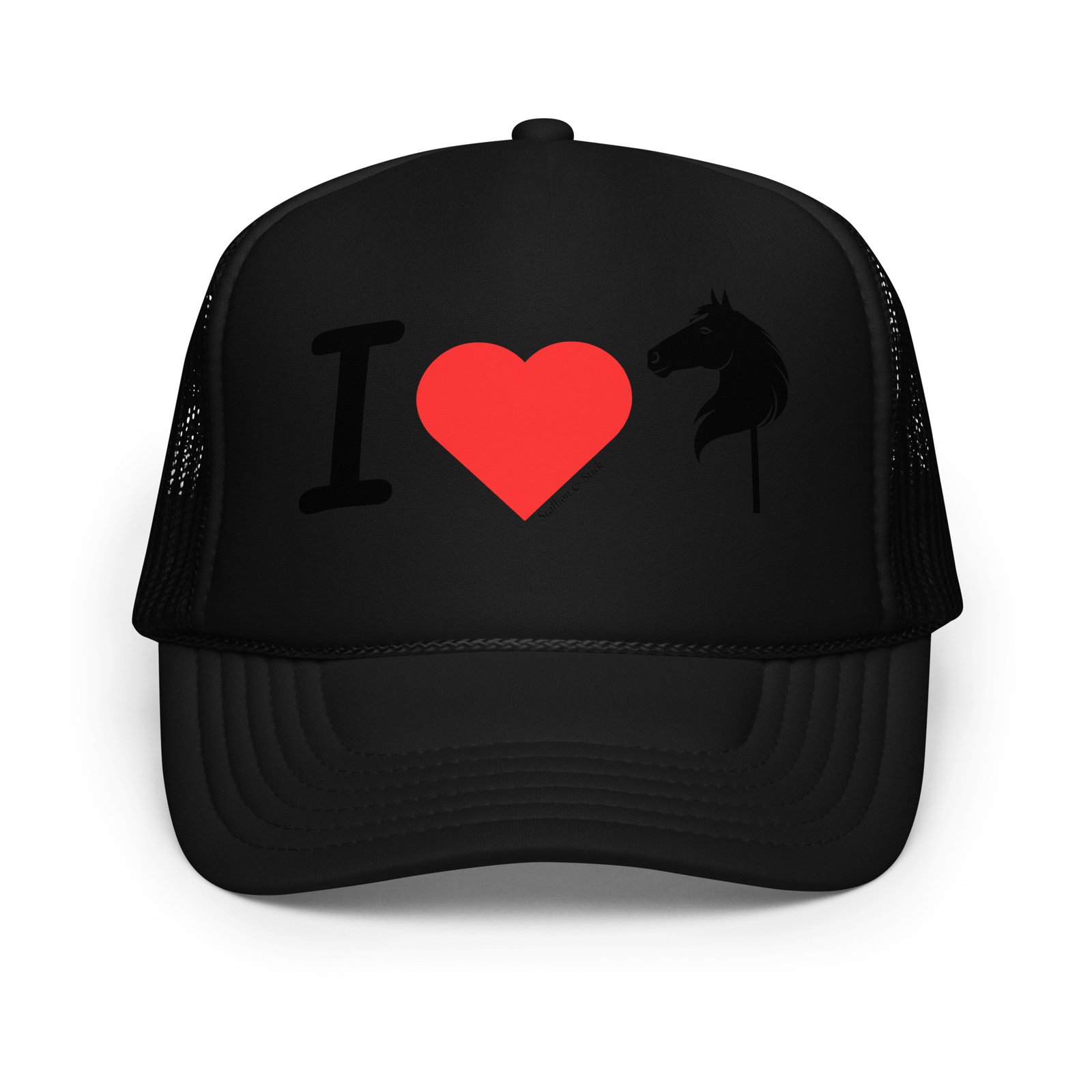 I love Hobby Horses Trucker Hat - Hobby Horse Gifts & Gear