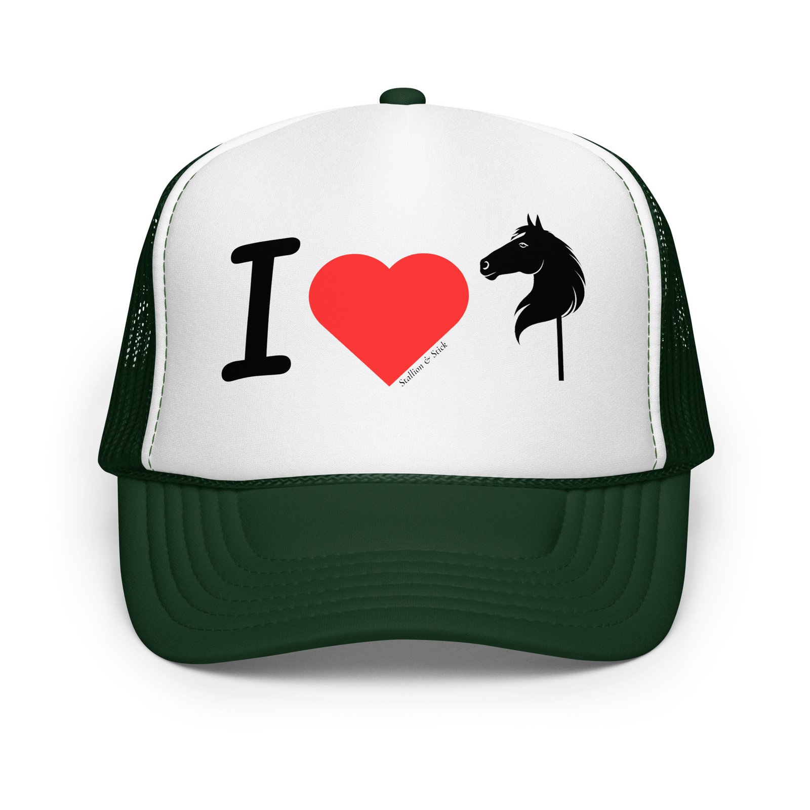 I love Hobby Horses Trucker Hat - Hobby Horse Gifts & Gear - Image 12
