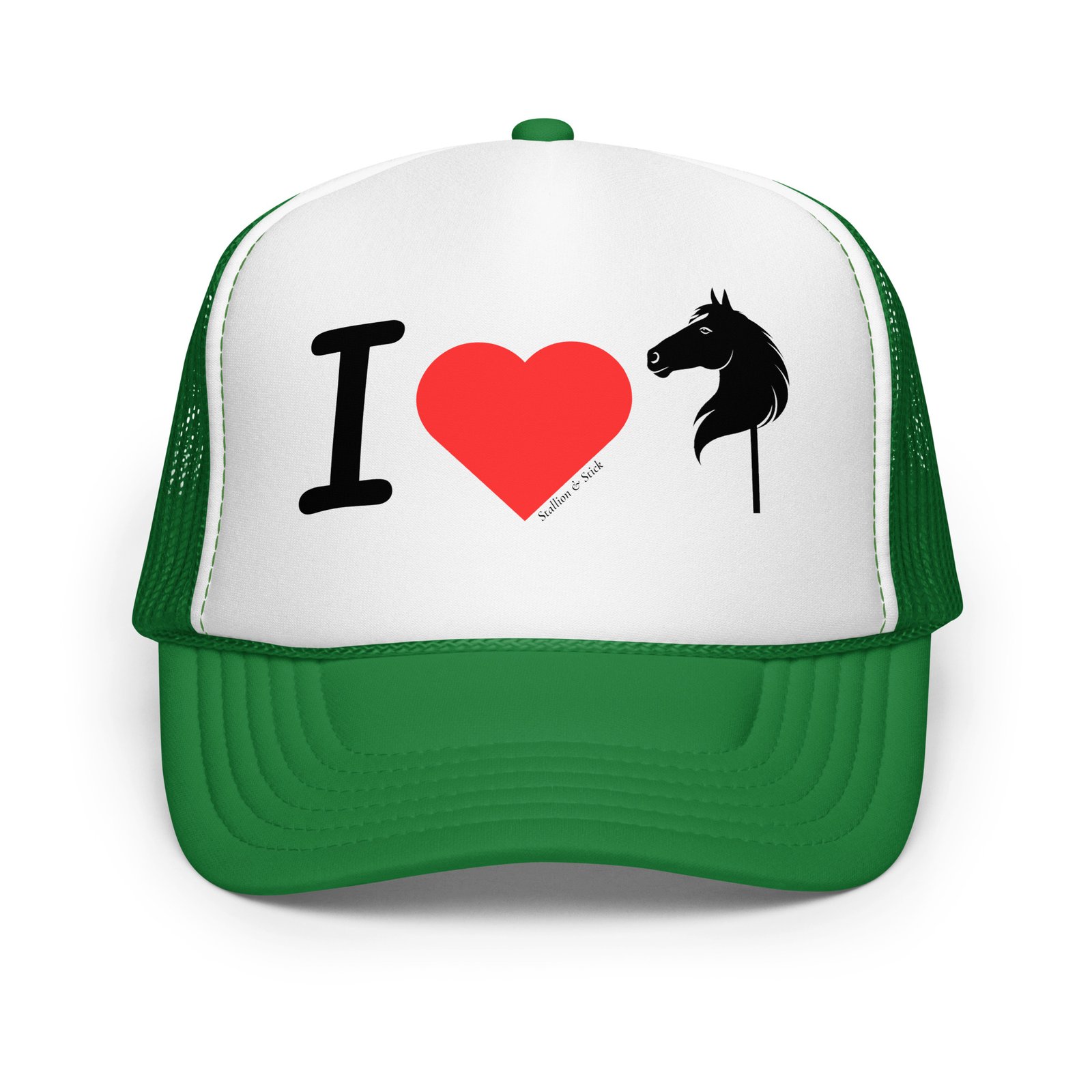 I love Hobby Horses Trucker Hat - Hobby Horse Gifts & Gear - Image 10