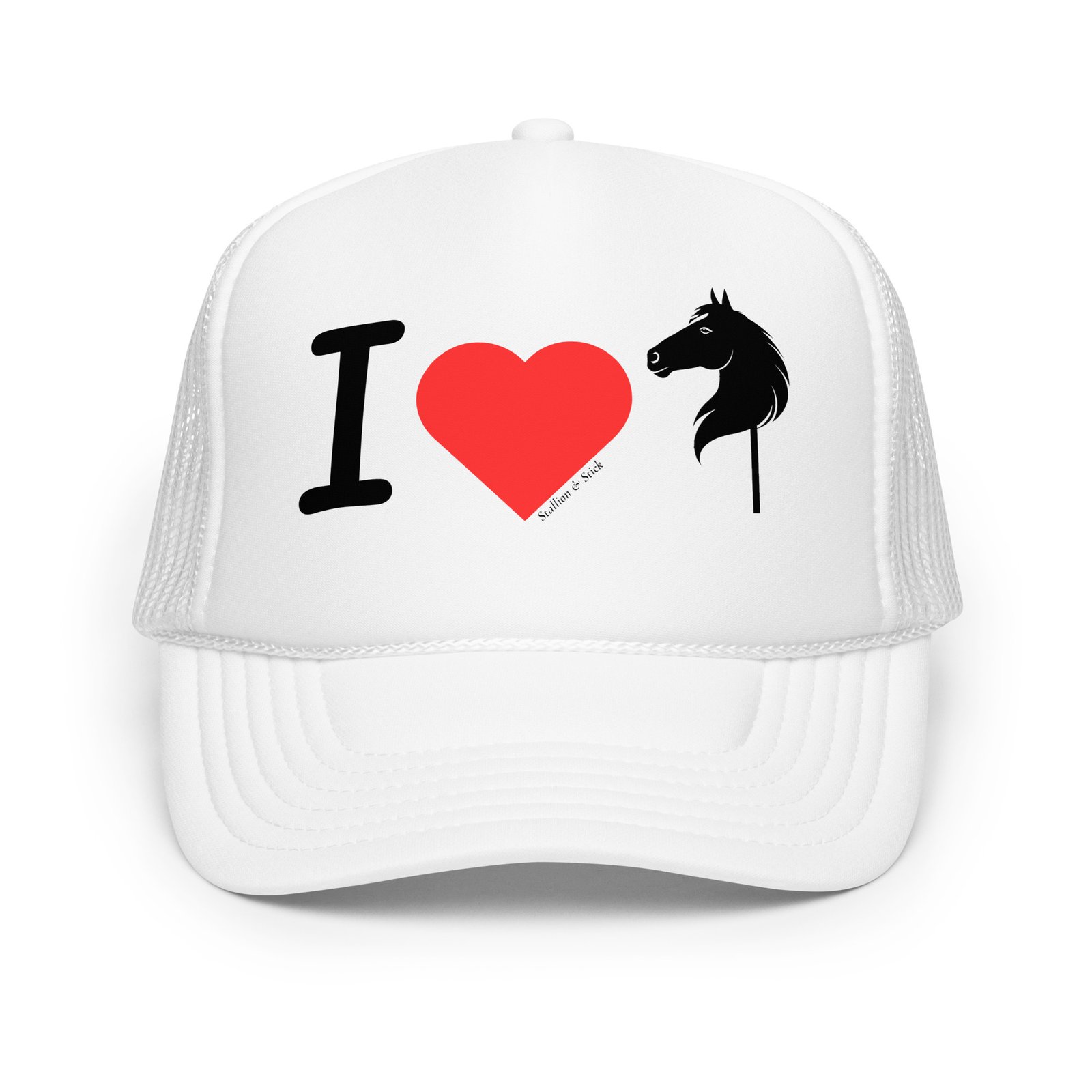 I love Hobby Horses Trucker Hat - Hobby Horse Gifts & Gear - Image 11
