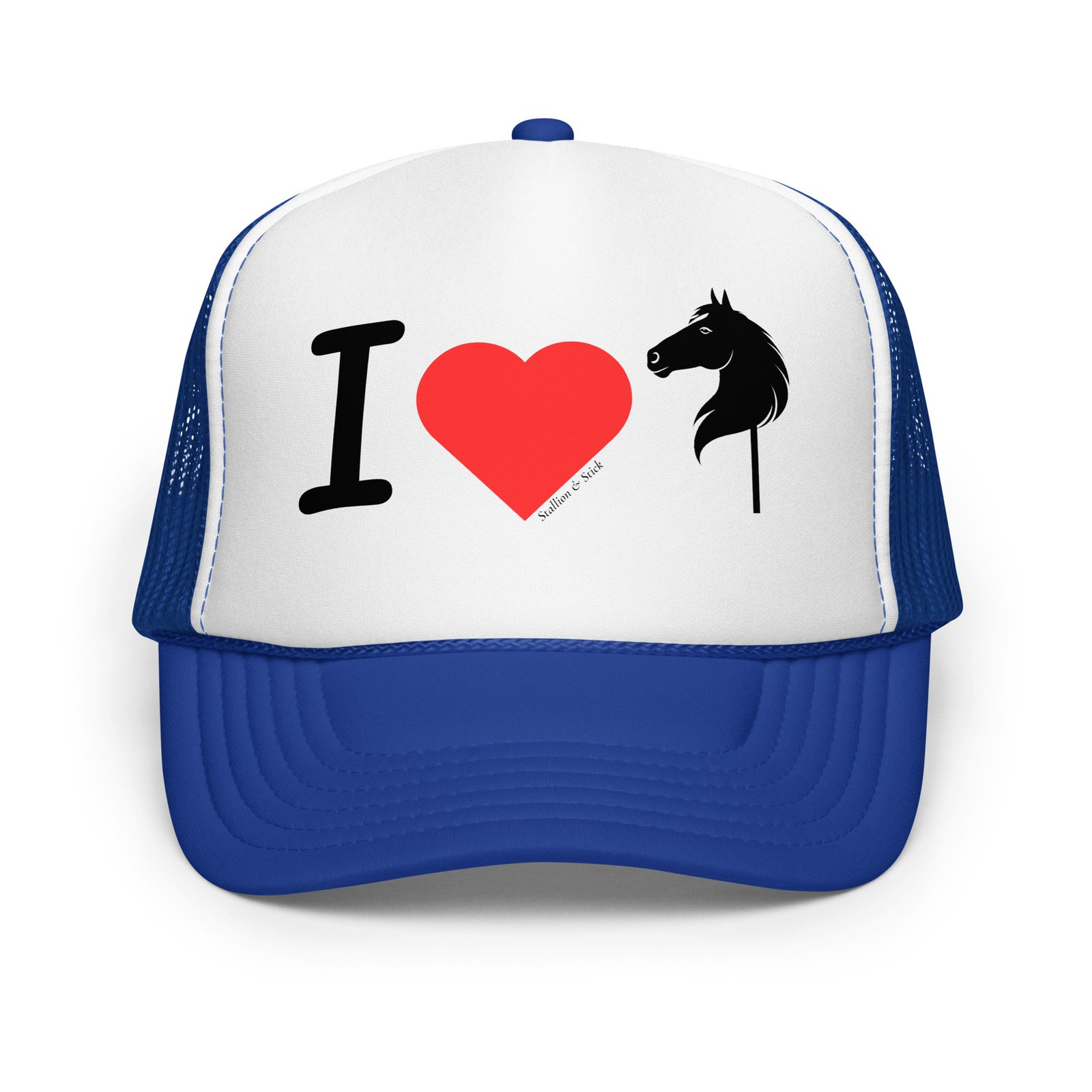 I love Hobby Horses Trucker Hat - Hobby Horse Gifts & Gear - Image 14