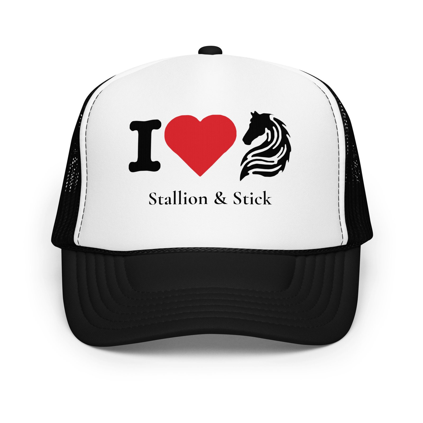 I Love Horses Trucker Hat - Image 2