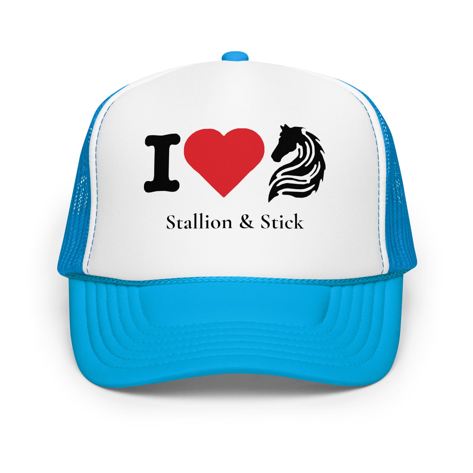 I Love Horses Trucker Hat - Image 6
