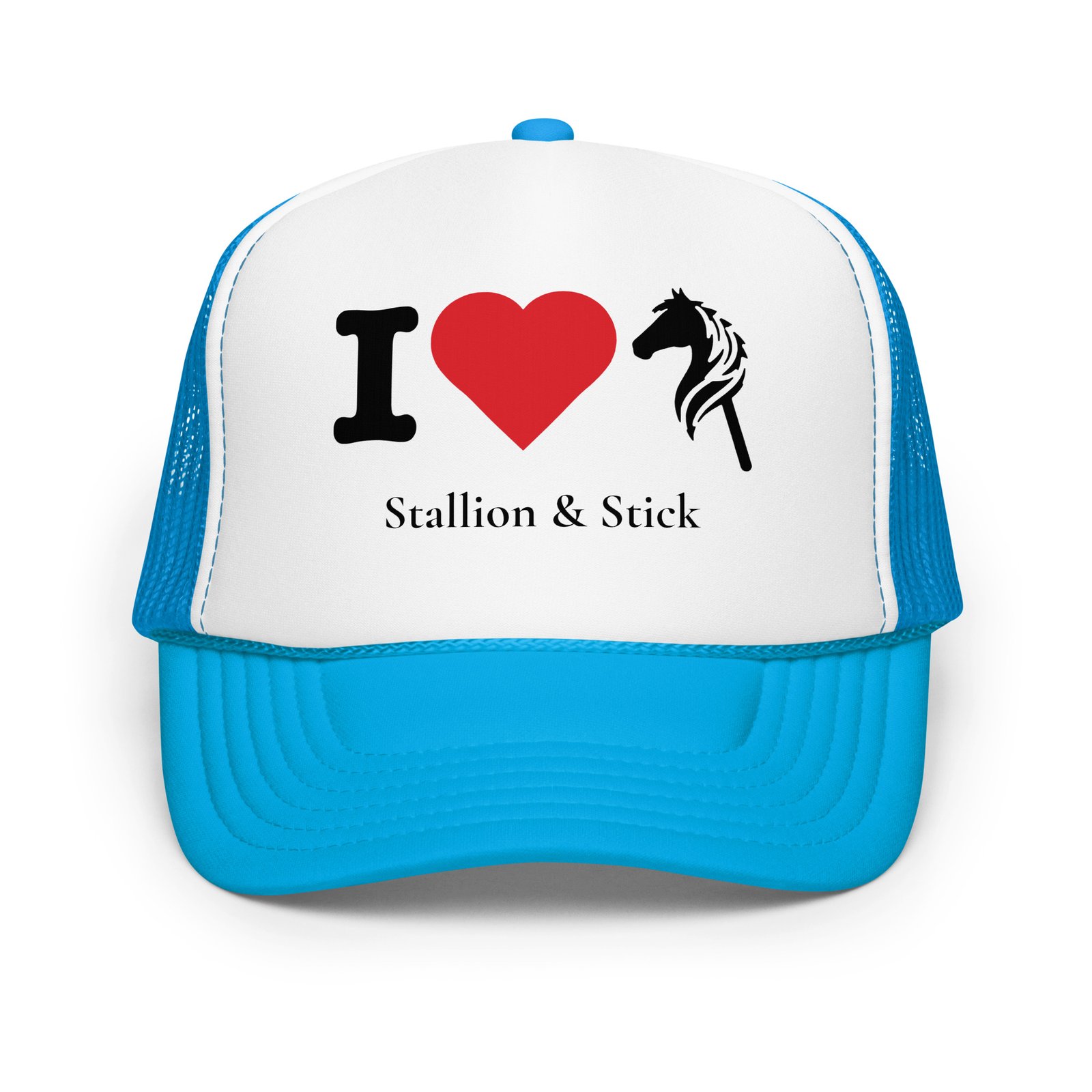 I Love Hobby Horses Trucker Hat - Image 2