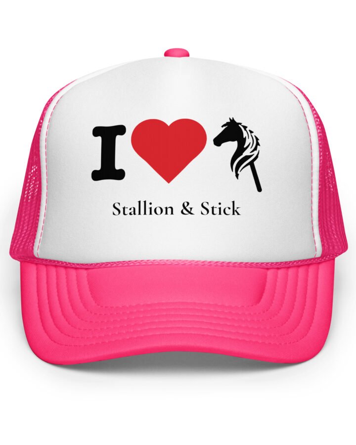 I Love Hobby Horses Trucker Hat