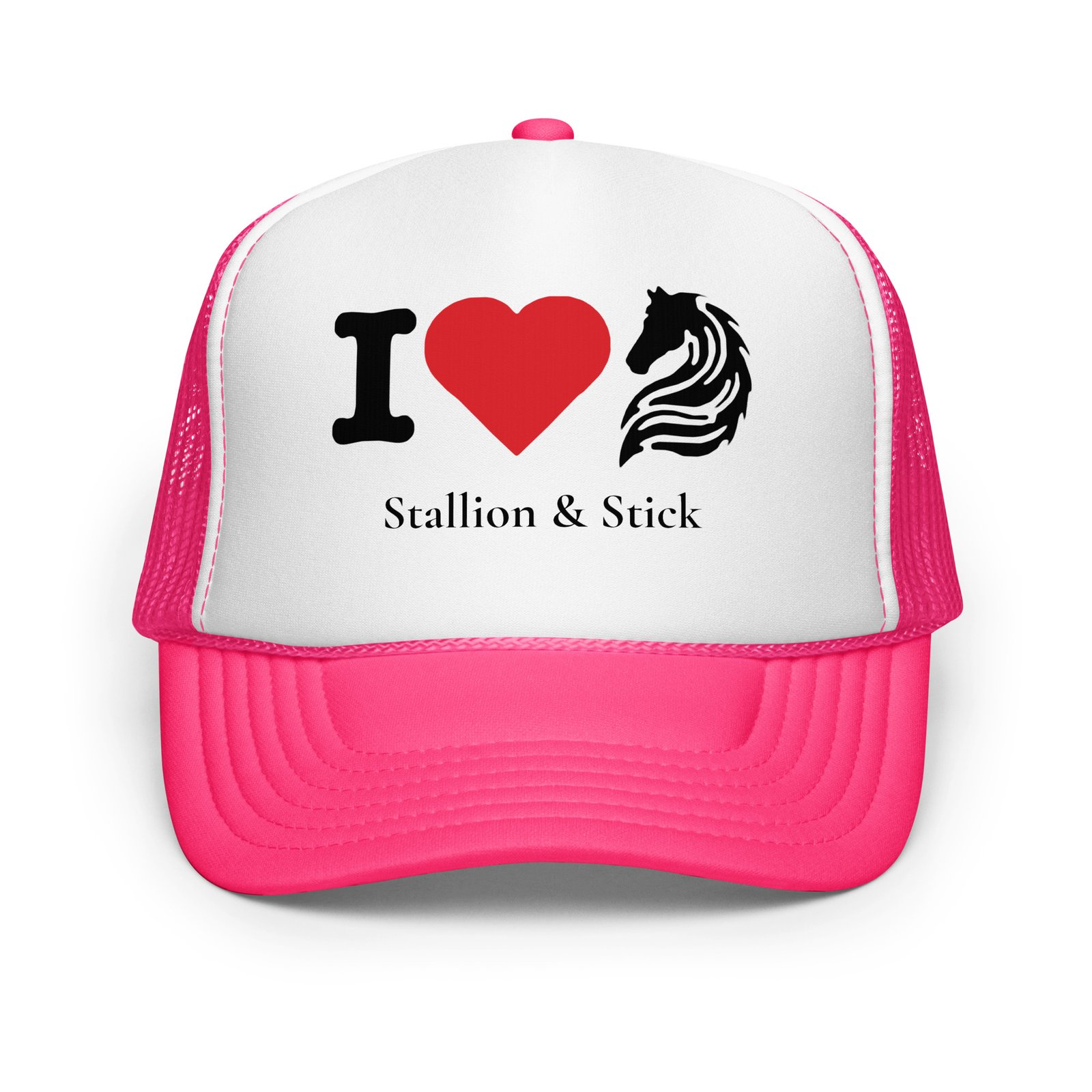 I Love Horses Trucker Hat - Image 4