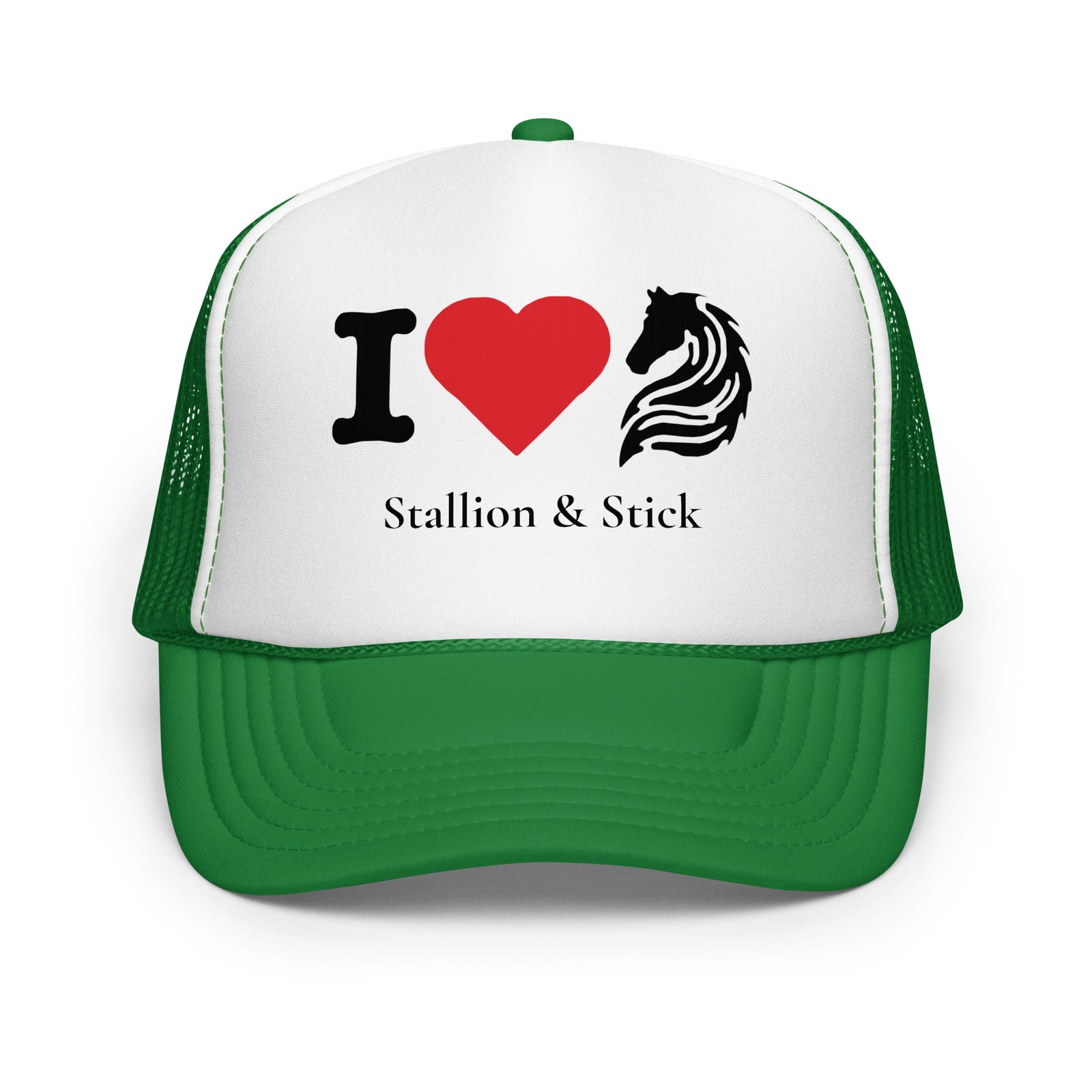 I Love Horses Trucker Hat - Image 5