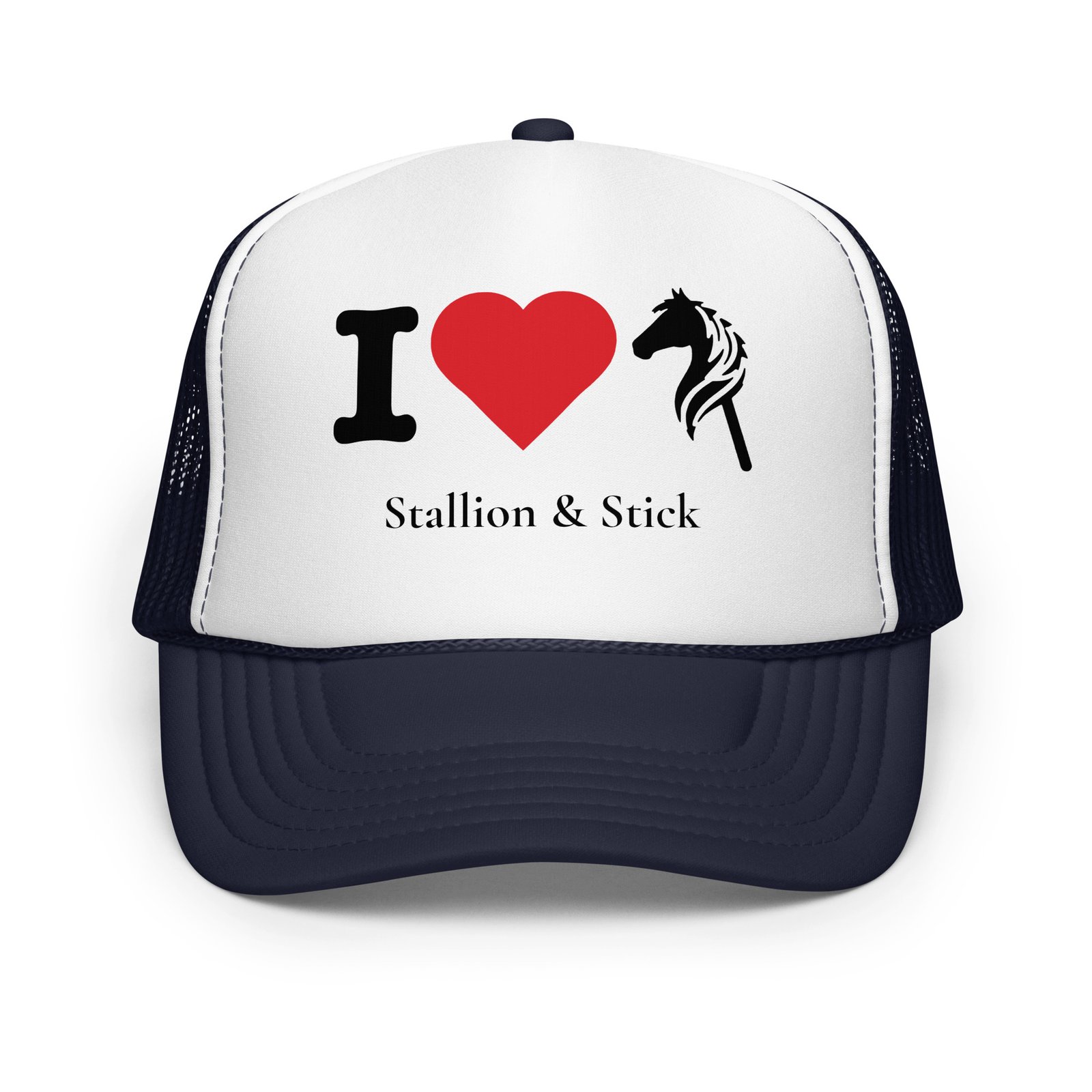 I Love Hobby Horses Trucker Hat - Image 5