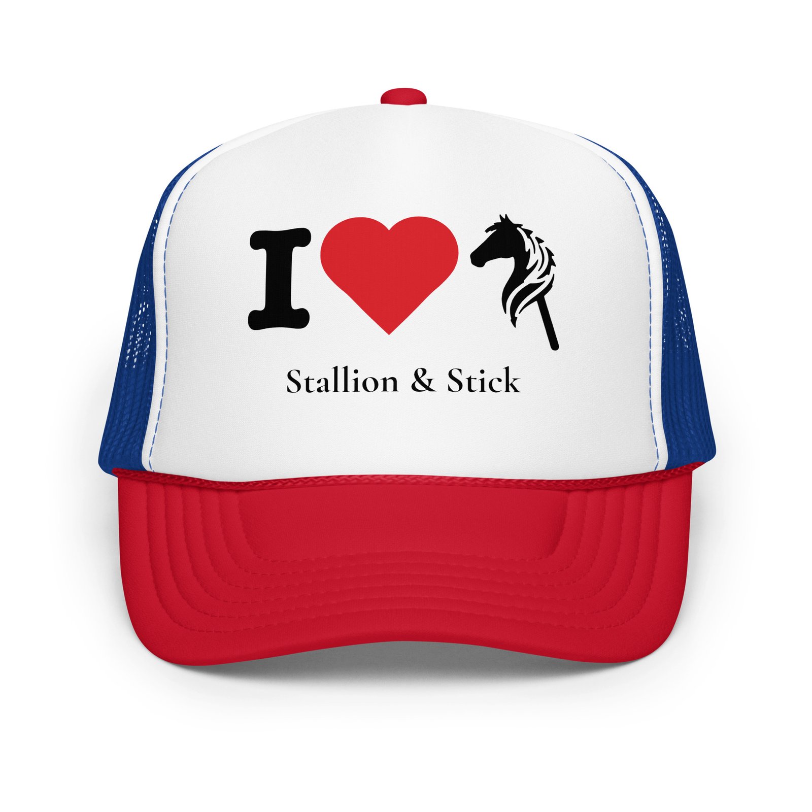 I Love Hobby Horses Trucker Hat - Image 7